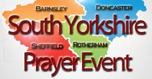 South Yorkshire Prayer Event map